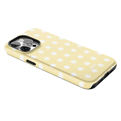 Butter Cream Polka iPhone Case gallery - Iphone_15_Pro_Max_2