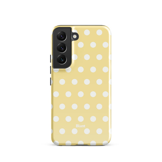 Butter Cream Polka Samsung Case - Blunt Cases