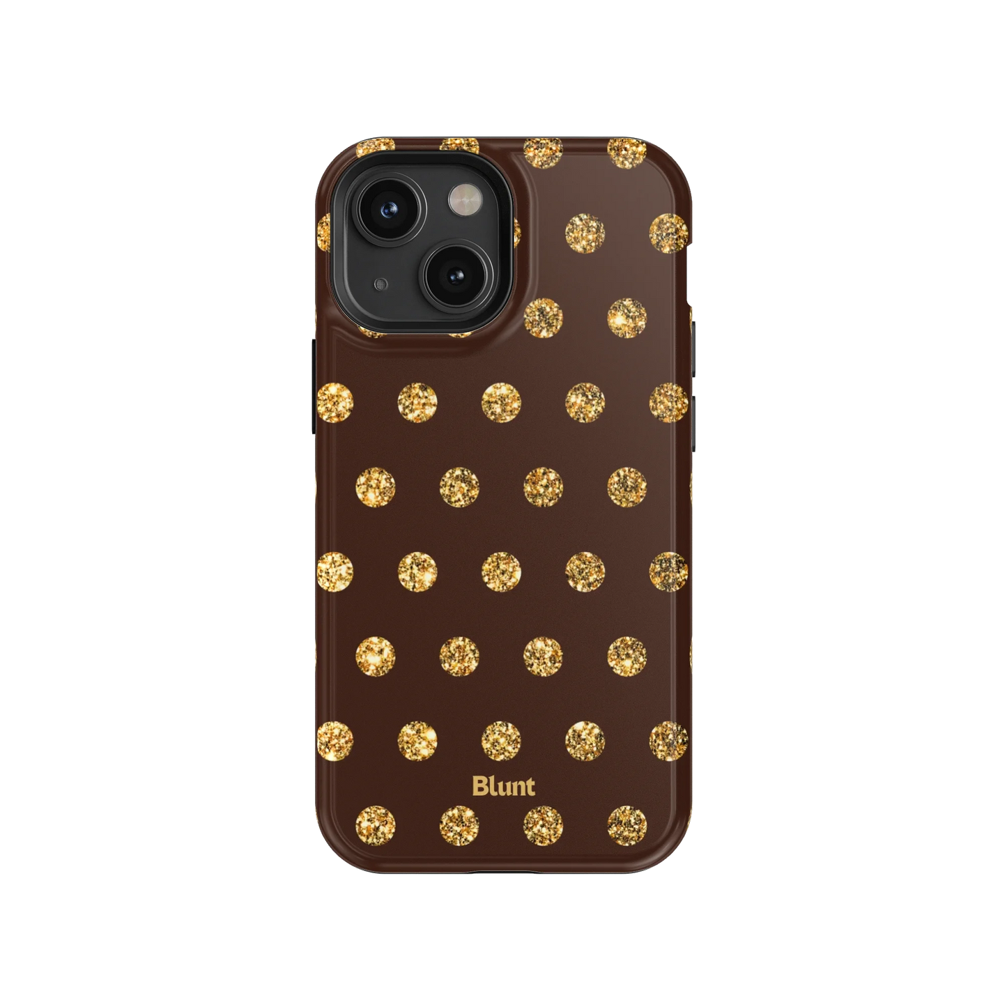 Gold Polka iPhone Case