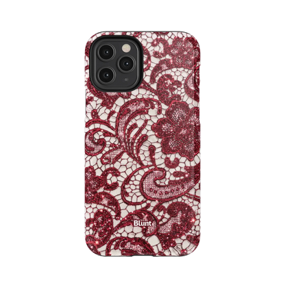 Crimson Lace iPhone Case