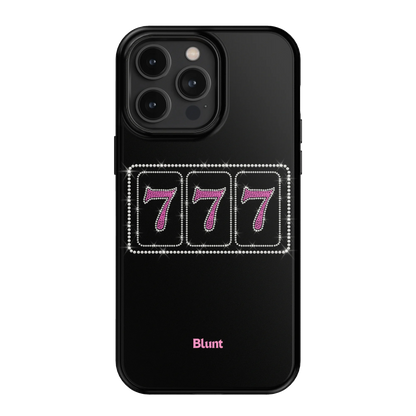Pink Lucky 777 iPhone Case