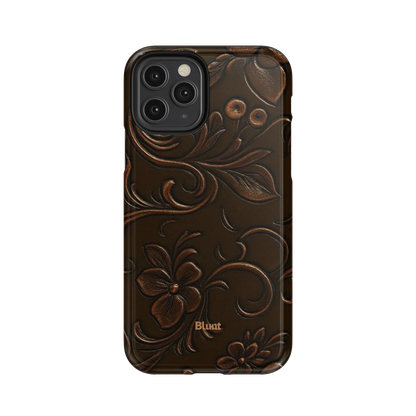 Tooled Leather iPhone Case