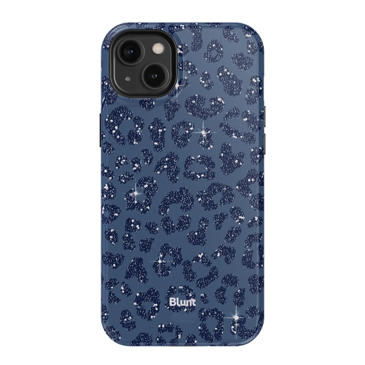 Blue Cheetah Print iPhone Case
