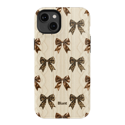 Cheetah Knit iPhone Case