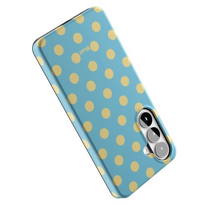 Blue-Butter-Polka-samsung-case-Galaxy S26 Plus-4