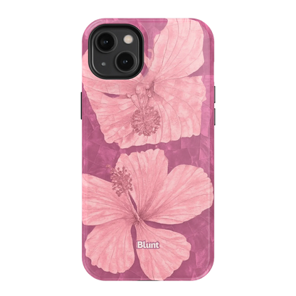 Pink Coconut Bloom iPhone Case