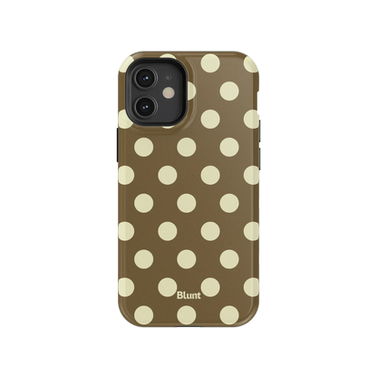 Toffee Cream Dot iPhone Case