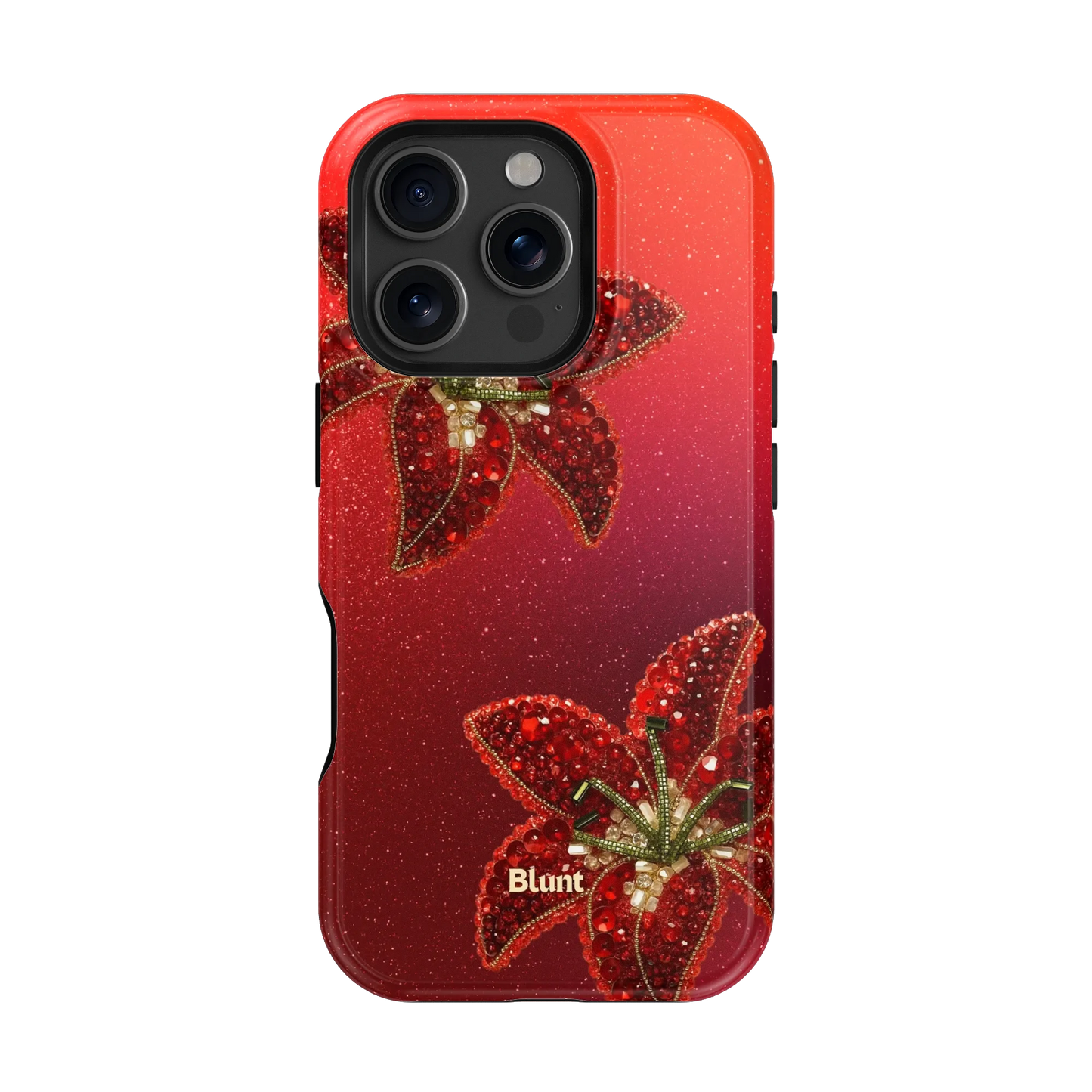 Scarlet Petals iPhone Case