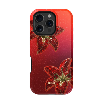 Scarlet Petals iPhone Case