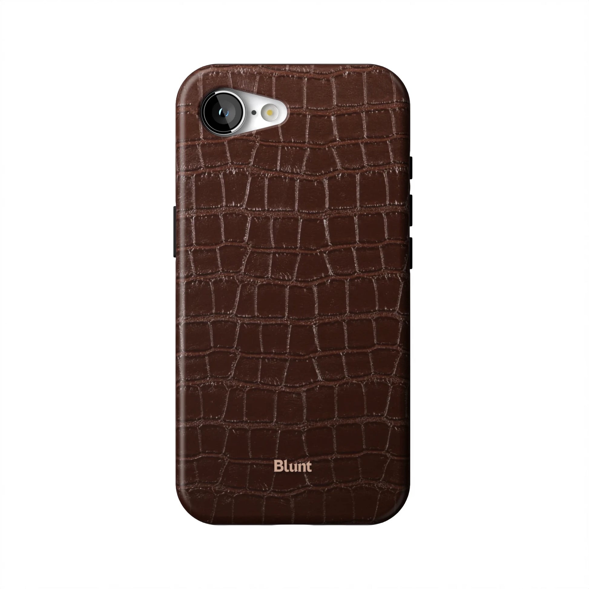Chestnut-Croc-iphone-case-iPhone 17 E-1