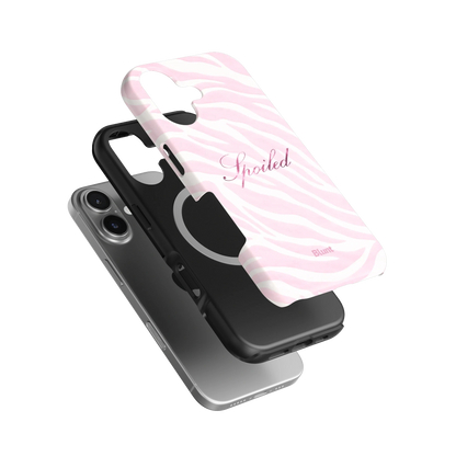 Spoiled Pink Zebra iPhone Case