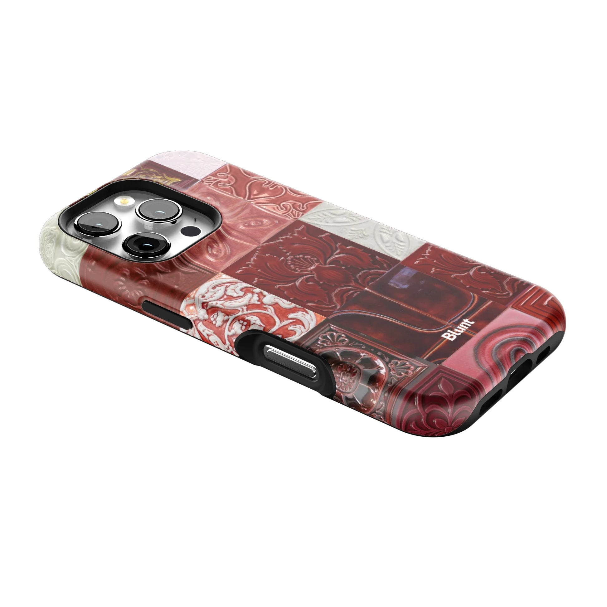 Checkered-Rouge-iphone-case-iPhone 16 Pro-2