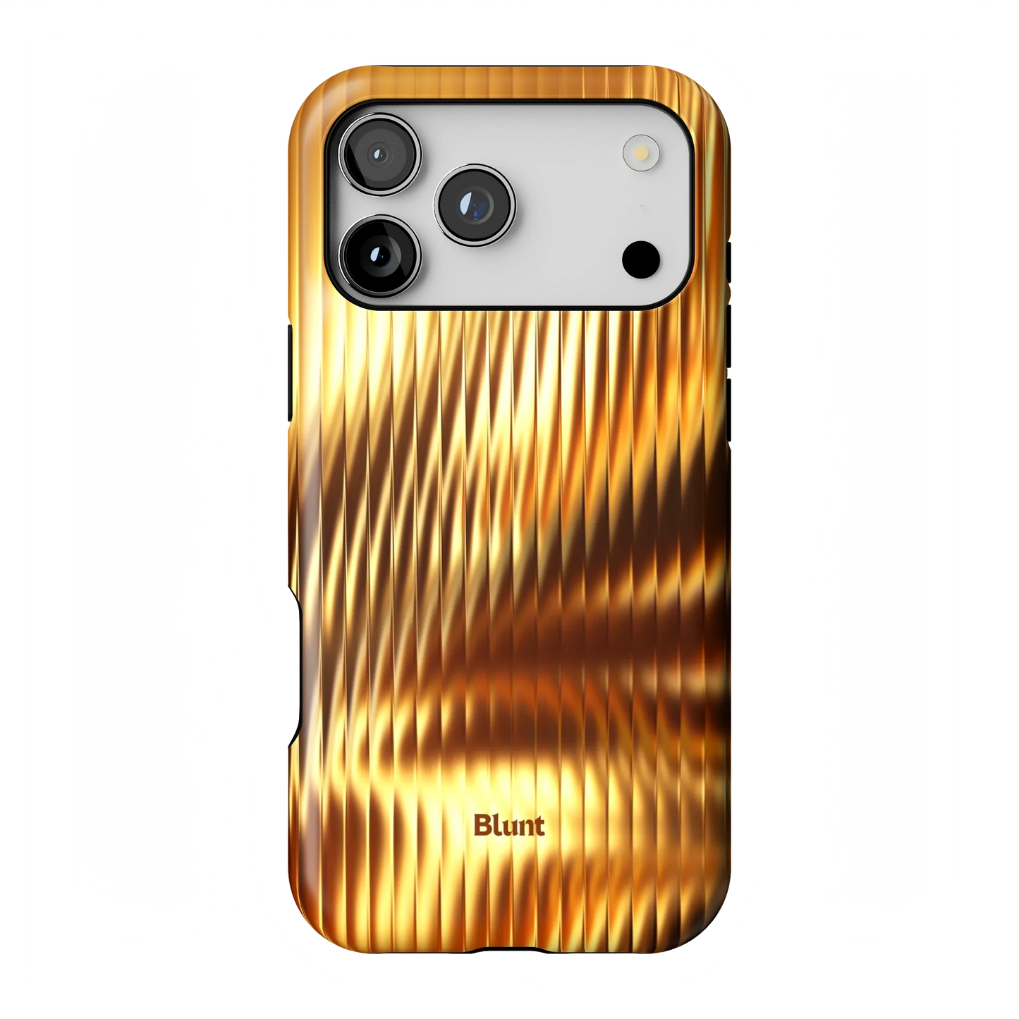 Golden Ripple iPhone Case