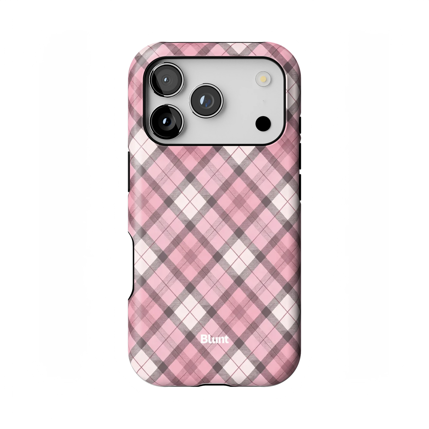 Pink Plaid iPhone Case