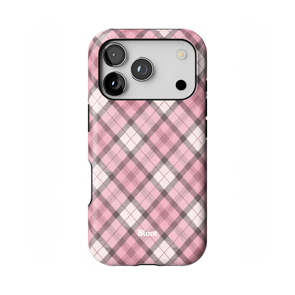 Pink Plaid iPhone Case