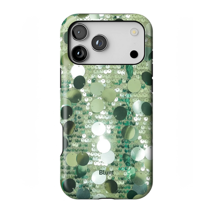 Sage Glitz iPhone Case