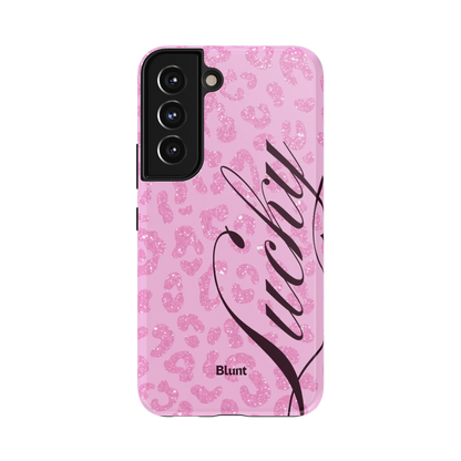 Pink Cheetah Lucky Samsung Case