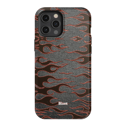 Steel Flame iPhone Case