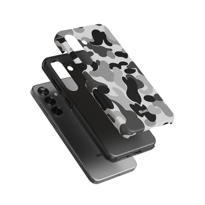 Grey Camo Samsung Case