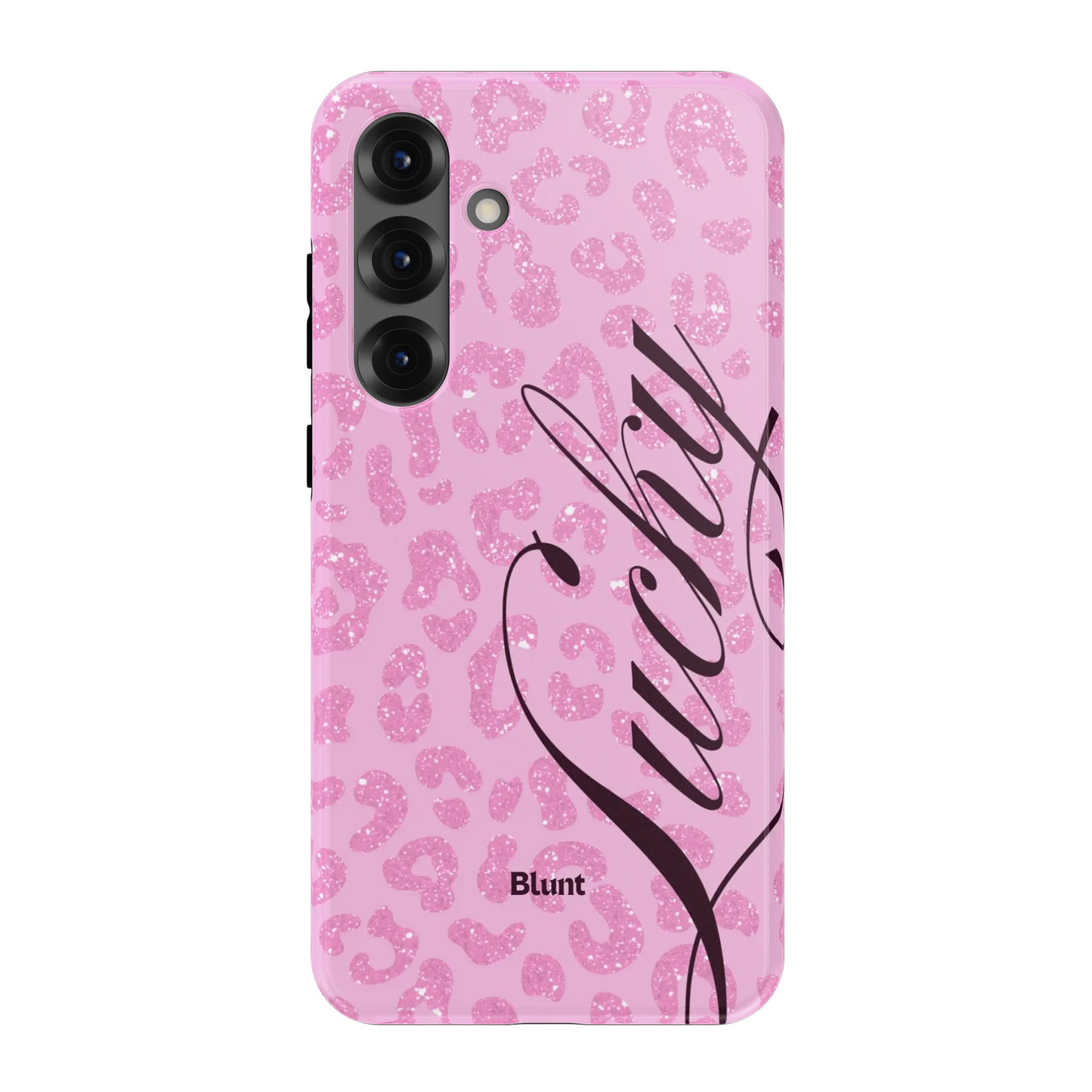 Pink Cheetah Lucky Samsung Case