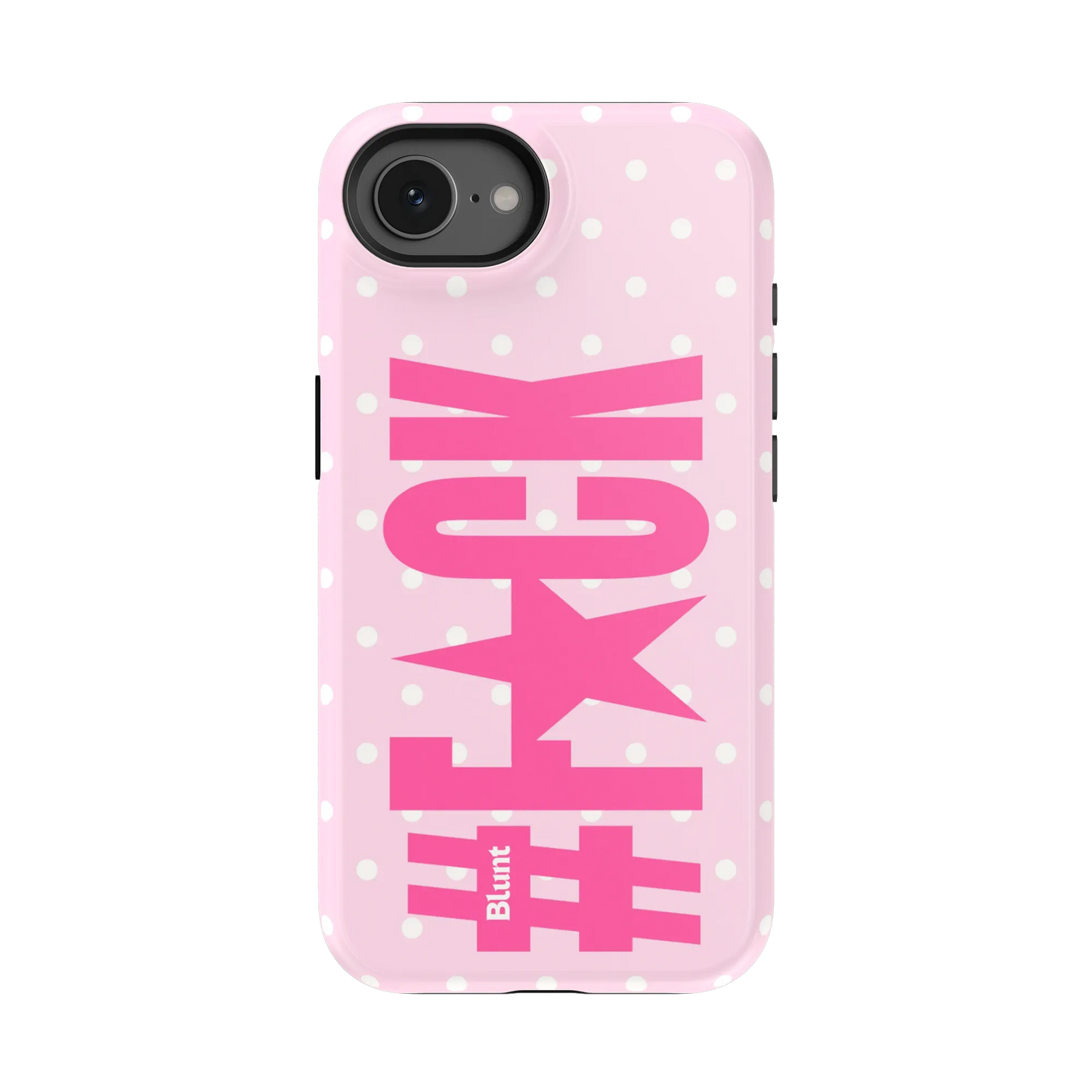 Pink Polka Riot iPhone Case