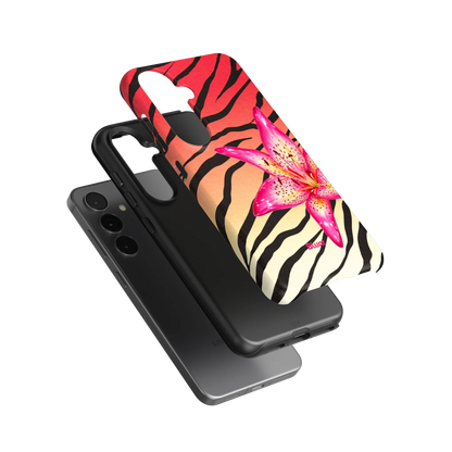 Striped-Lilly-samsung-case-Galaxy S24-3