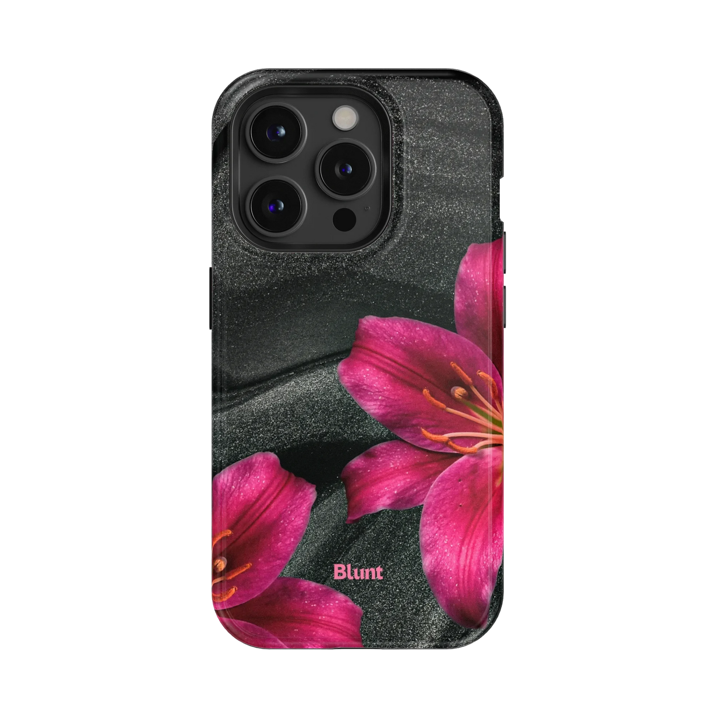 Midnight Petals iPhone Case