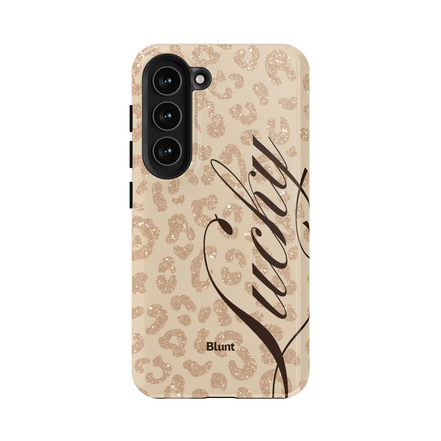 Cream Cheetah Lucky Samsung Case