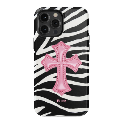 Zebra Halo iPhone Case