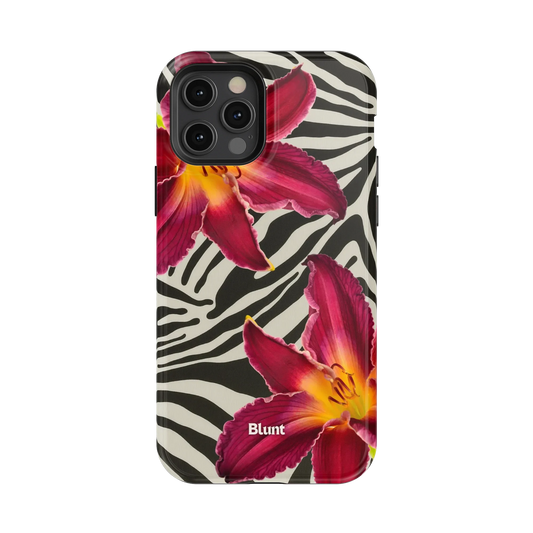 Zebra Lily iPhone Case