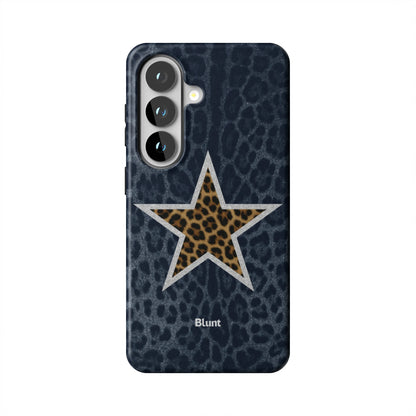 Denim-Cheetah-Star-samsung-case-Galaxy S26-1