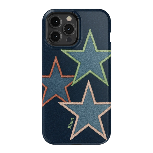 Neon Stars iPhone Case