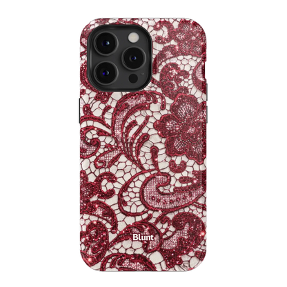 Crimson Lace iPhone Case