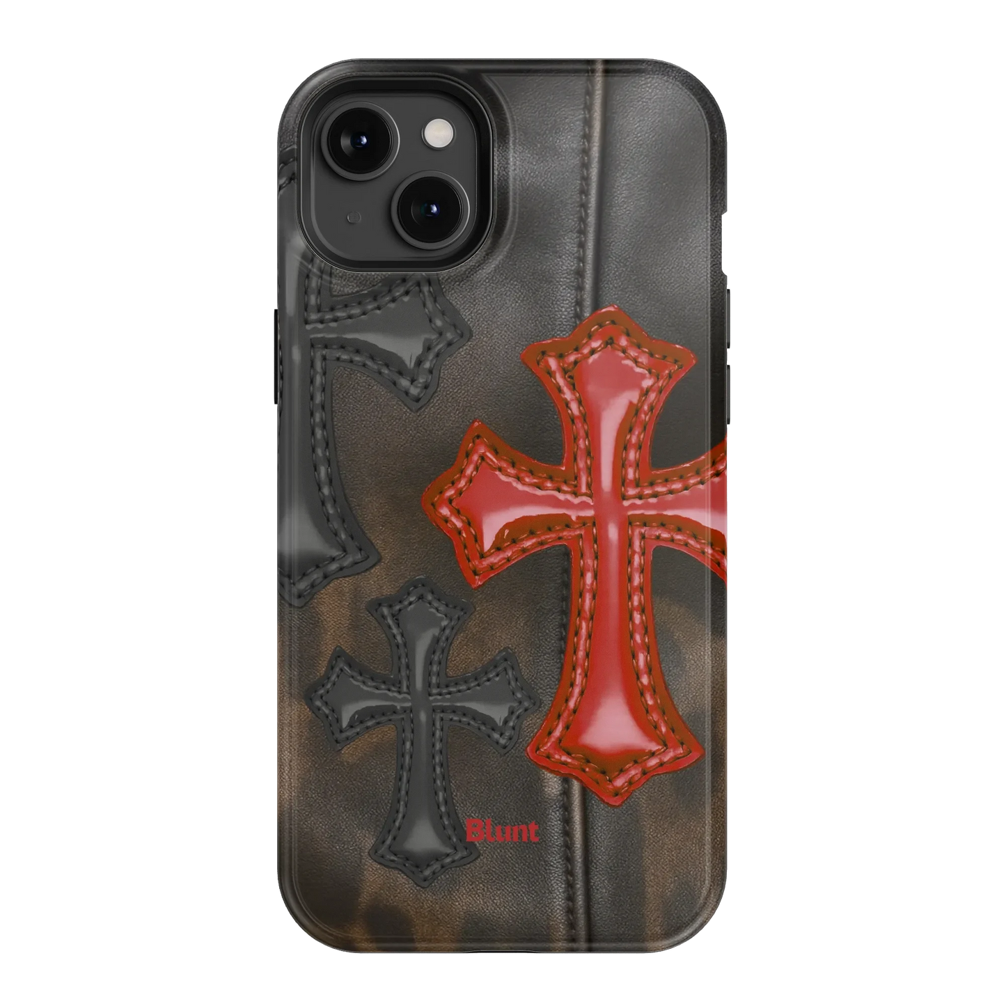 Leather Crosses iPhone Case
