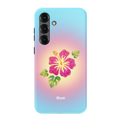 Hibiscus-Glow-samsung-case-Galaxy S25 Plus-1