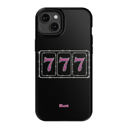Pink Lucky 777 iPhone Case