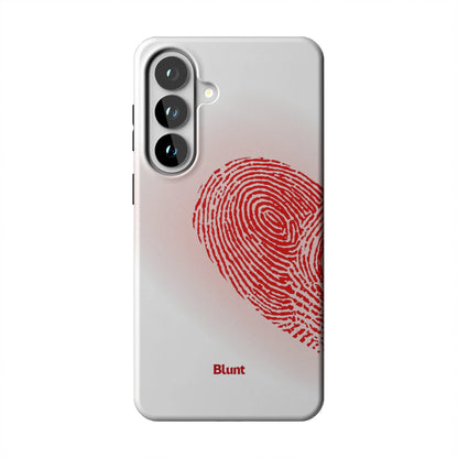Heart Print White Samsung Case