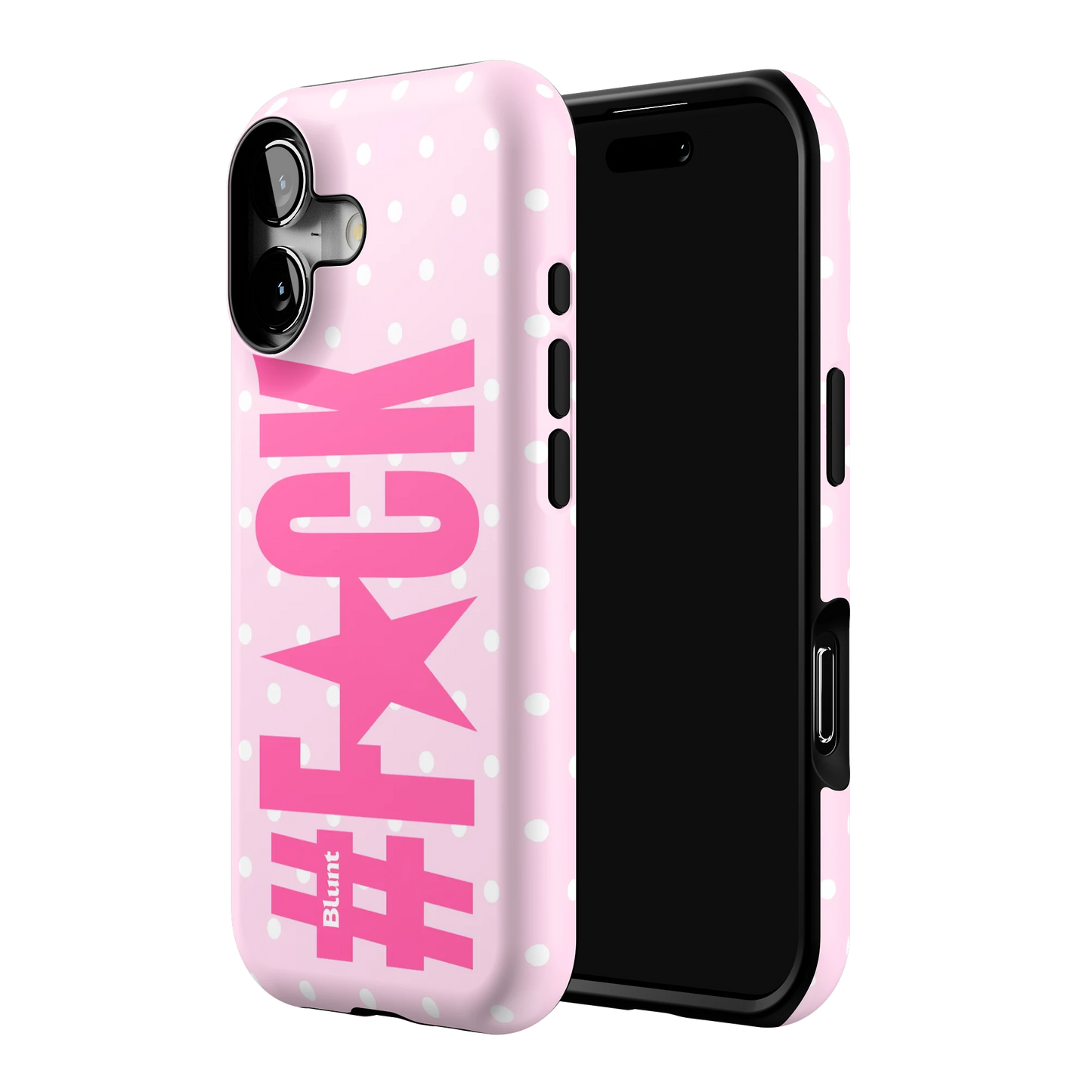Pink Polka Riot iPhone Case