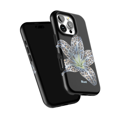 Blue-Leopard-Bloom-iphone-case-iPhone 16 Pro-5