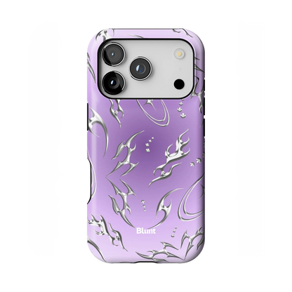 Purple Cyber iPhone Case