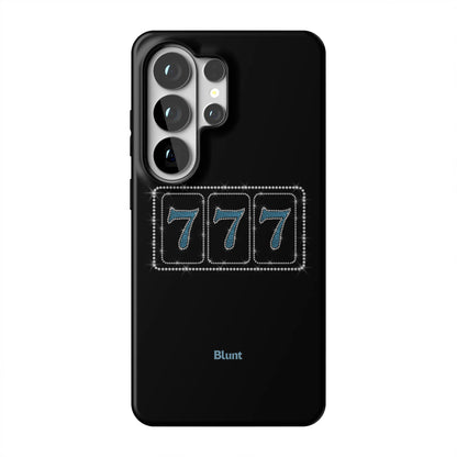 Blue Lucky 777 Samsung Case
