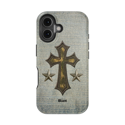Denim Faith iPhone Case