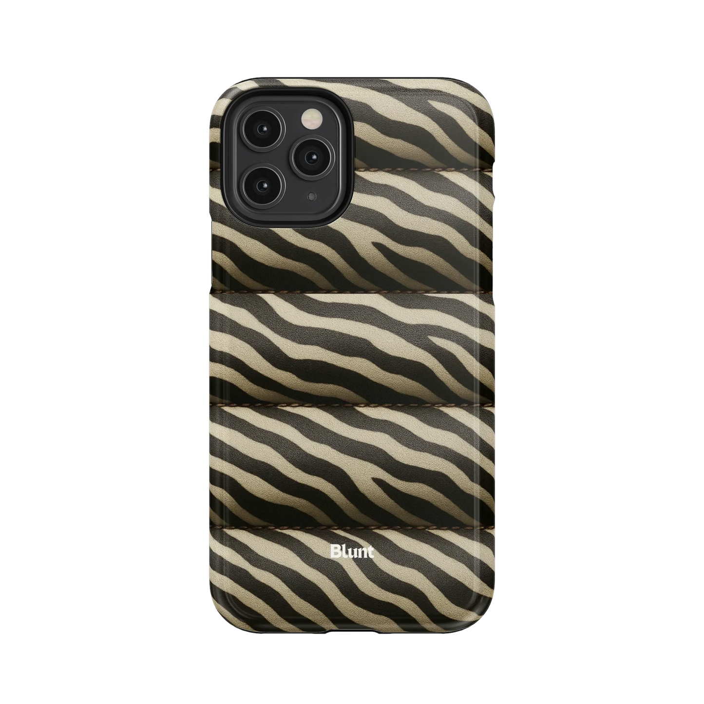 Zebra Puffer iPhone Case
