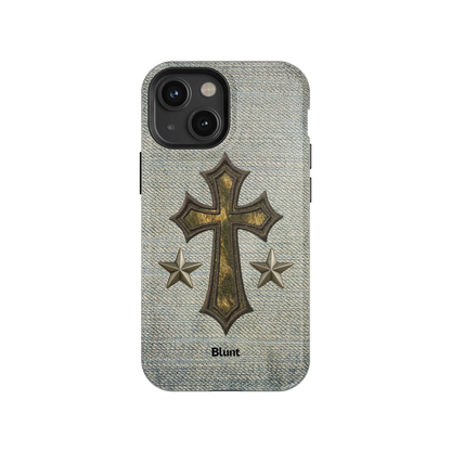 Denim Faith iPhone Case