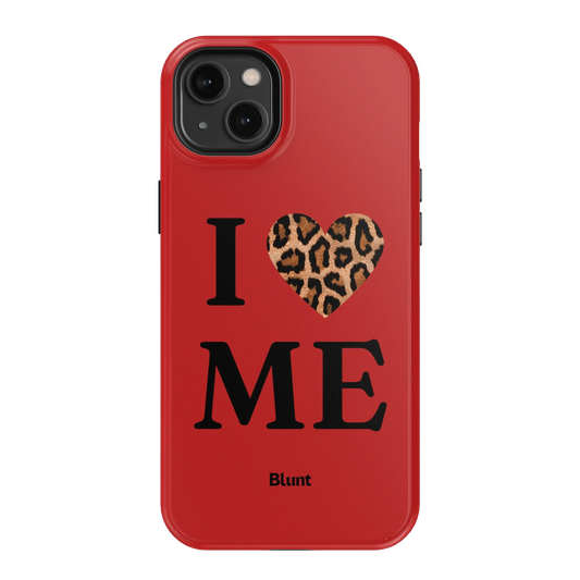 Red I Love Me iPhone Case