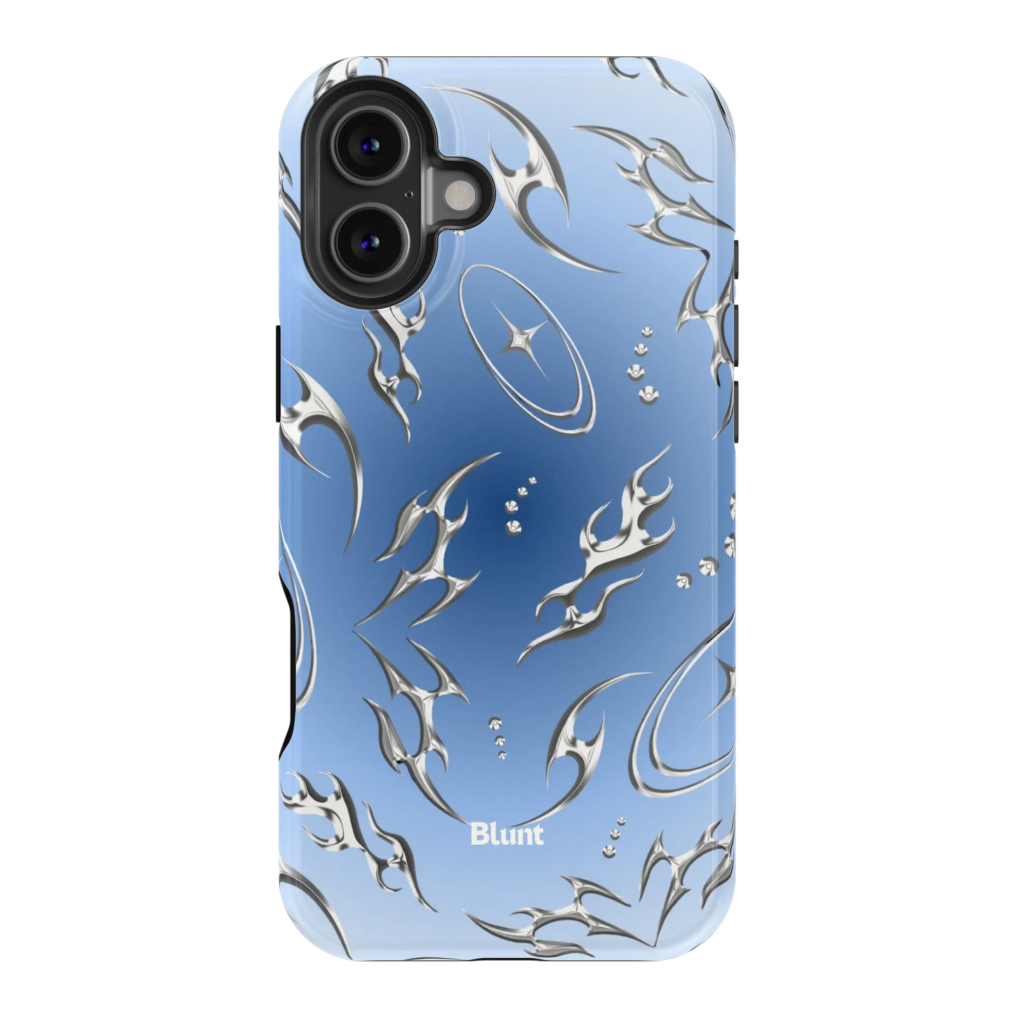 Blue Cyber iPhone Case