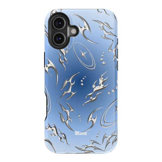 Blue Cyber iPhone Case