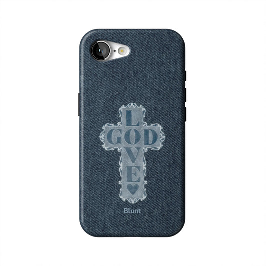 Love-God-Blue-Cross-iphone-case-iPhone 17 E-1