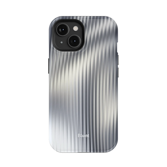 Silver Pulse iPhone Case