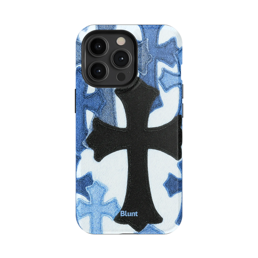 Denim Cross iPhone Case